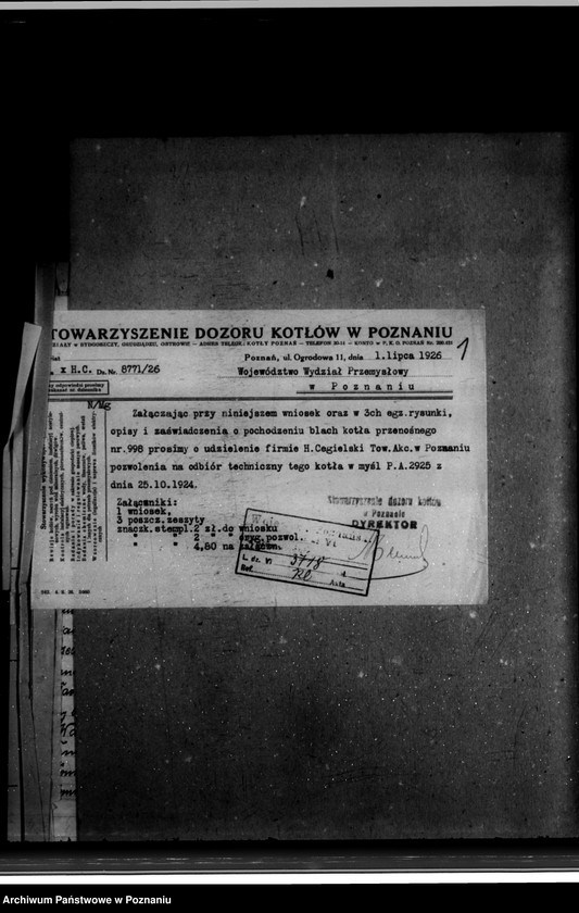 Obraz 5 z jednostki "Majętności Gościeszyn powiat wolsztyński nr woj. kotła 6200"