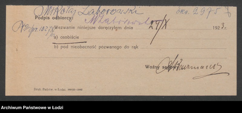 Obraz 9 z jednostki "Mikołaj Zaborowski i S-ka- handel wyrobami tytoniowymi"