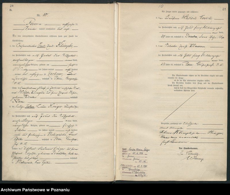 Obraz 12 z jednostki "Księga miejscowa małżeństw tom I [Rejestr główny małżeństw]"