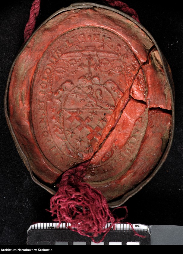 image.from.unit.number "Hipolit Aldobrandini, kardynał prezbiter tytułu św. Pankracego, nuncjusz papieża Sykstusa V na Królestwo Polskie, za zezwoleniem Stolicy Apostolskiej zatwierdza statuty,"