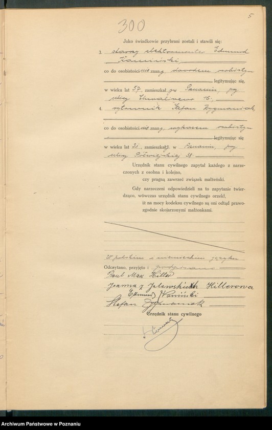 Obraz 7 z jednostki "Księga miejscowa małżeństw tom II [Rejestr główny małżeństw]"