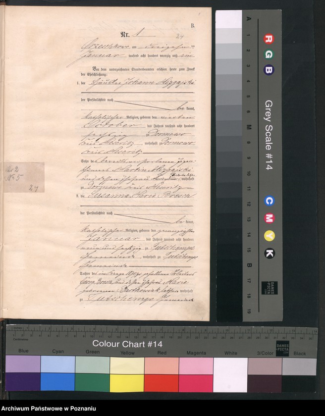 Obraz 4 z jednostki "Księga małżeństw"