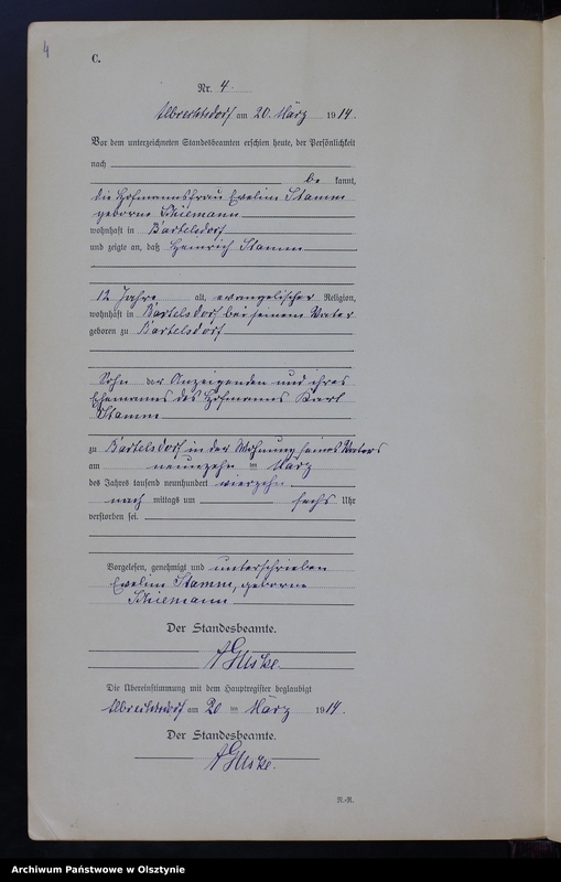 image.from.unit.number "Sterbe-Neben-Register Nr 1 - 27 [ Księga zgonów - wtóropis ]"