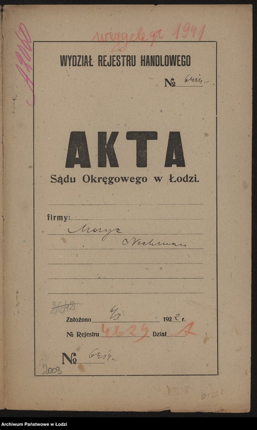 Obraz 2 z jednostki "Moryc Nachman- sprzedaż obuwia"