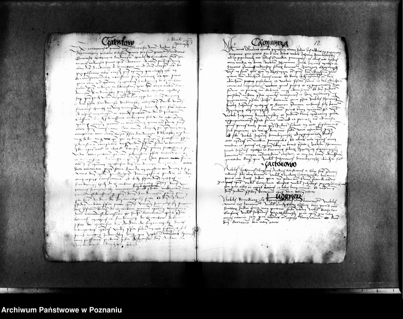 Obraz 16 z jednostki "Resignationes ,inscriptiones, relationes, decreta [protocollon]"