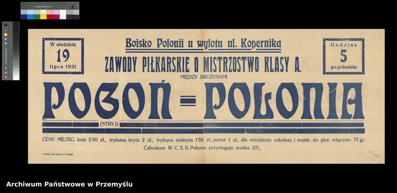 Obraz 1 z kolekcji "110-lecie klubu sportowego "Polonia Przemyśl""