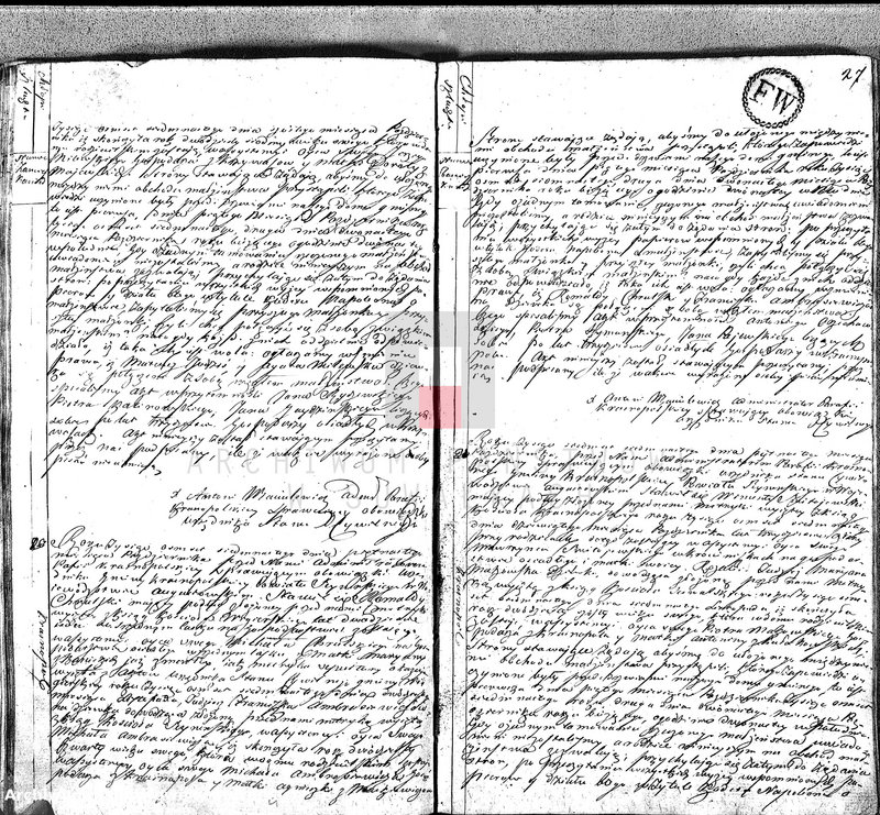 image.from.unit.number "Akta Cywilne Małżeństwa Gminy Krasnopolskiey Powiatu Seyneńskiego Województwa augstowskiego Roku 1817."