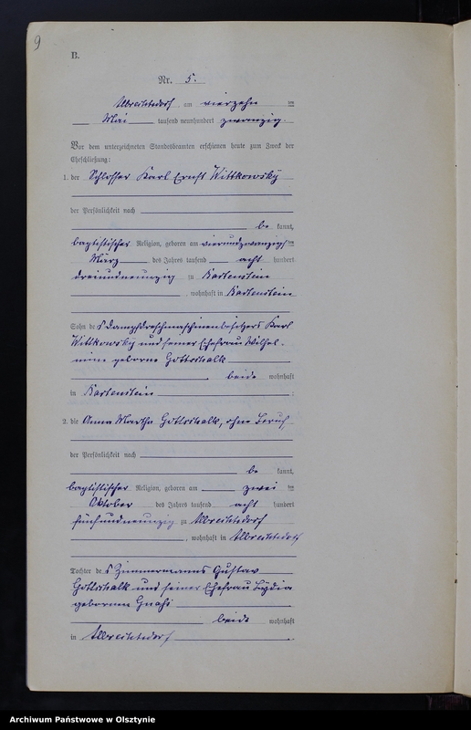 image.from.unit.number "Heiraths-Neben-Register Nr 1 - 29 [ Księga małżeństw - wtóropis ]"