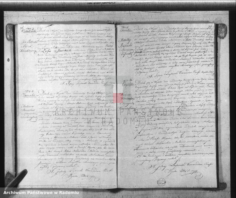 image.from.unit.number "Duplikat Książka Urodzonych, Zaślubionych i Zmarłych Parafii Wysoka w powiecie Szydłowieckim Obwodzie Opoczyńskim Województwie Sandomierskiem z roku 1832"