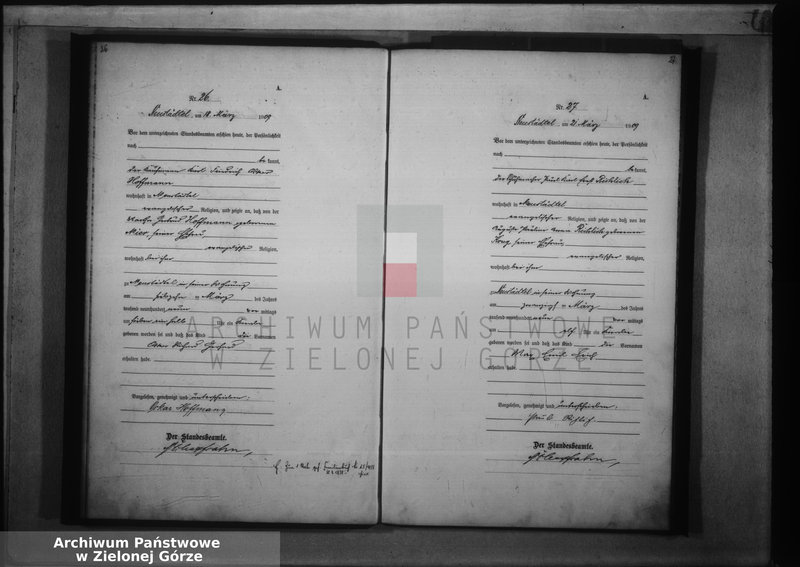 image.from.unit.number "Geburts-Haupt-Register 1909 No. 1 bis 104"