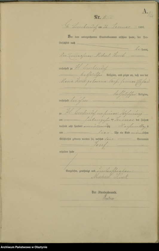 image.from.unit.number "Geburts-Haupt-Register Nr 1 - 135"