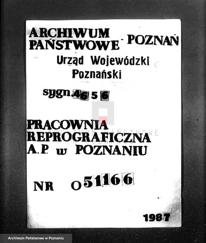 Obraz 1 z jednostki "Dominium Konin hr St. Łęcki, warsztaty reparacyjne - pow. Nowy Tomyśl nr woj. kotła 3787"
