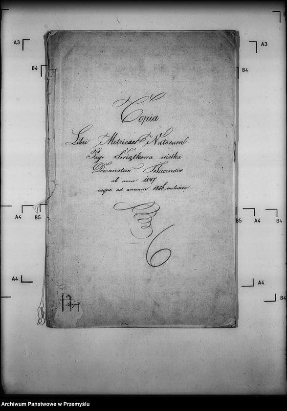 image.from.unit.number "[Kopie ksiąg metrykalnych parafii Świątkowa Wielka z filiami Świątkówka i Świerzowa (dekanat Dukla)]"