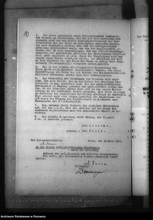 Obraz 14 z jednostki "Konferencje z kierownikami działów w sprawie podziału czynności i obiegu pism w urzędzie"