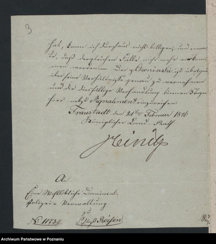 Obraz 6 z jednostki "A. betr. Karl Choninski /Koch beim Grafen Potulicki in Breslau/"