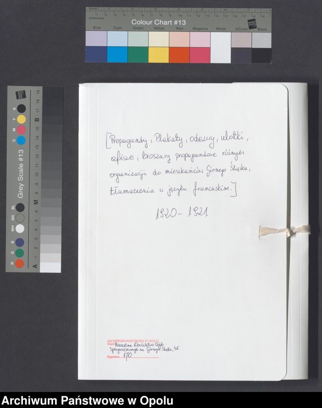 Obraz 2 z jednostki "/Propagande/Plakaty, odezwy, ulotki, afisze, broszury propagandowe różnych organizacji do mieszkańców Górnego Śląska, tłumaczenia w języku francuskim/"