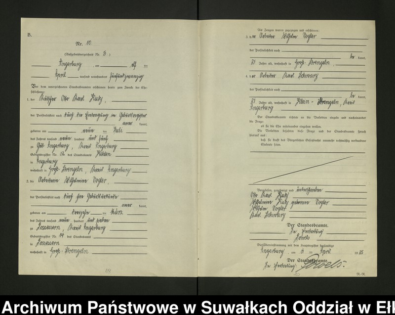 image.from.unit.number "[Heirats - Register (Neben - Register) Standesamt Angerburg einschl. der Bezirke, Gr. Strengeln, Prinowen und Kehlen Kreis Angerburg]"