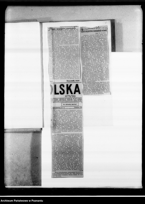 image.from.unit.number "Socjalizm - informacje, polemiki, dyskusje na łamach prasy na temat socjalizmu w Polsce. [Wycinki prasowe]"