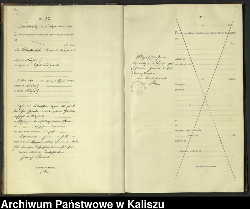 Obraz 19 z jednostki "[Księga zgonów]"