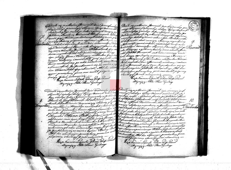 image.from.unit.number "Duplikat Urodzonych, Zaślubionych i Zmarłych Parafii Przerośl za rok 1866"