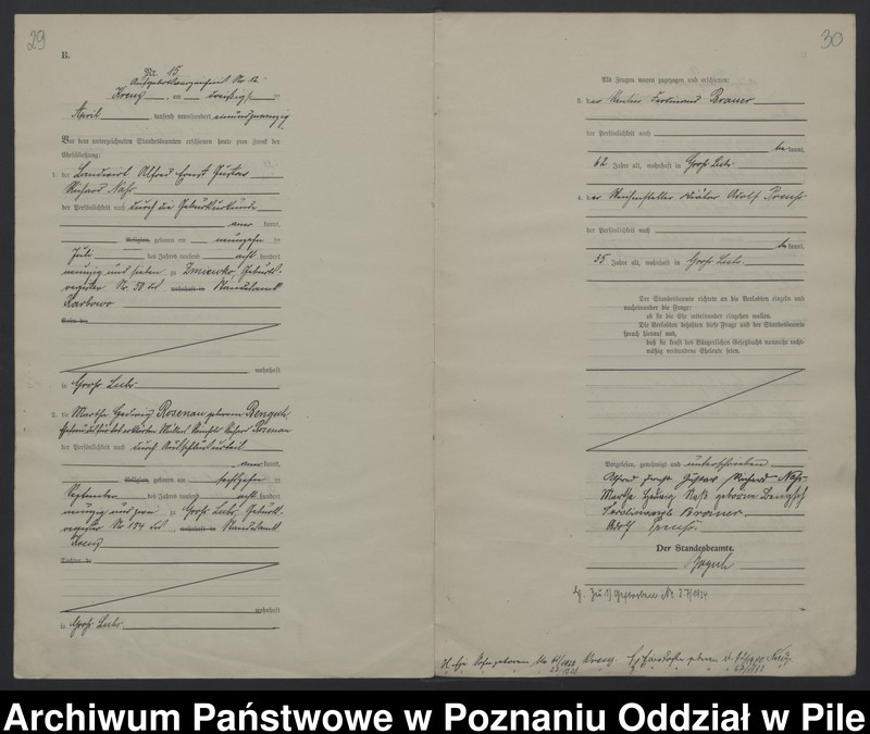 Obraz 18 z jednostki "Księga małżeństw"