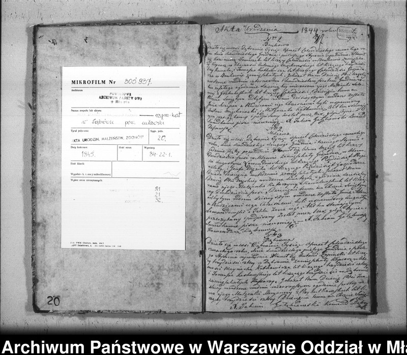image.from.unit.number "Akta urodzeń, małżeństw i zgonów"