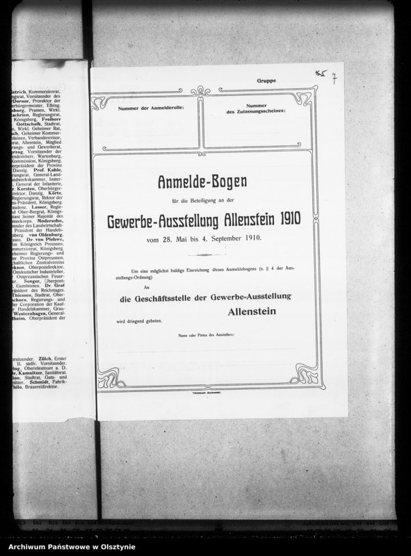 image.from.unit.number "Allenstein, Gewerbeausstellung 1910"