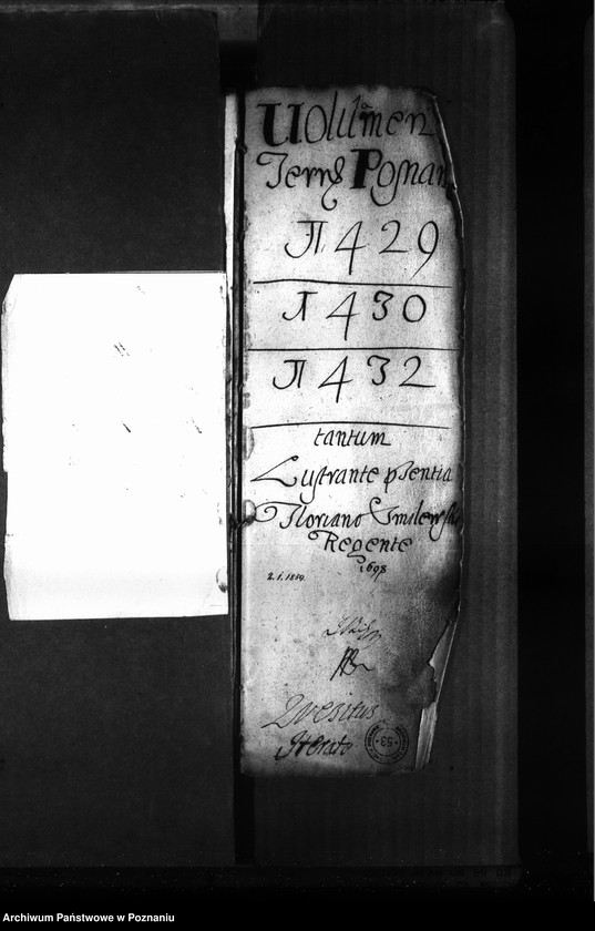 Obraz 6 z jednostki "Resignationes ,inscriptiones, relationes, decreta [protocollon]"