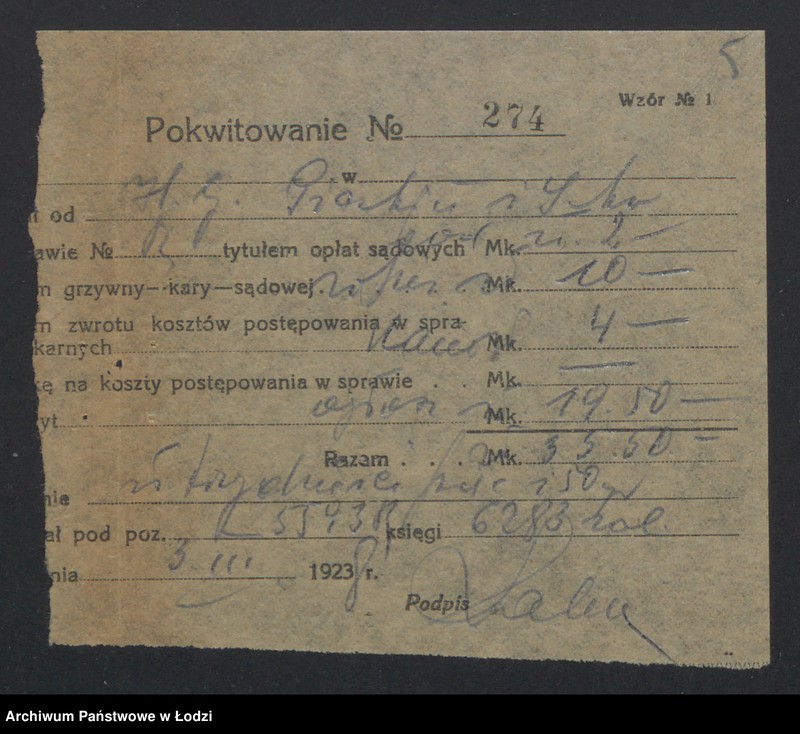 Obraz 7 z jednostki "Henryk Piszke i s-ka – sprzedaż towarów odzianych i pończoch"