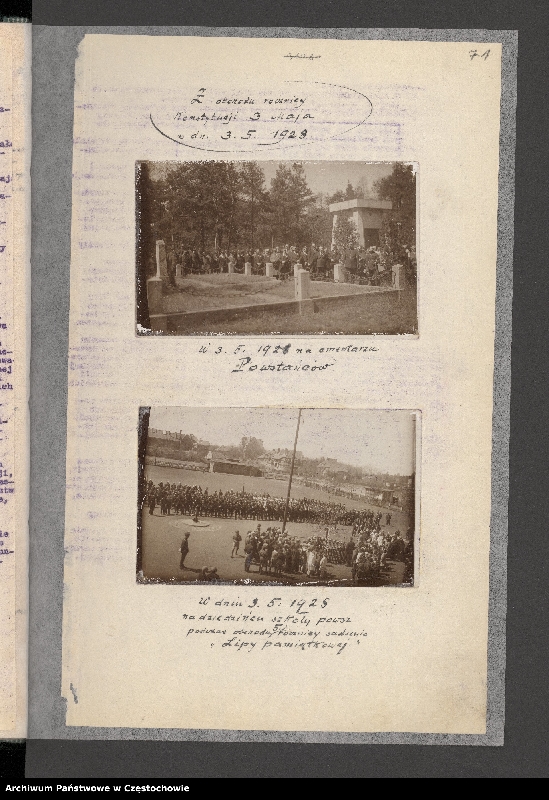 image.from.collection.number "Obchody uchwalenia Konstytucji 3 Maja w zasobie Archiwum Państwowego w Częstochowie111"