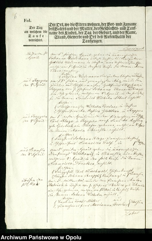 image.from.team "Akta stanu cywilnego Parafii Rzymskokatolickiej w Łosiowie"