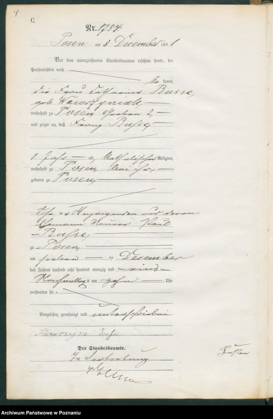 Obraz 7 z jednostki "Księga zgonów t. V"