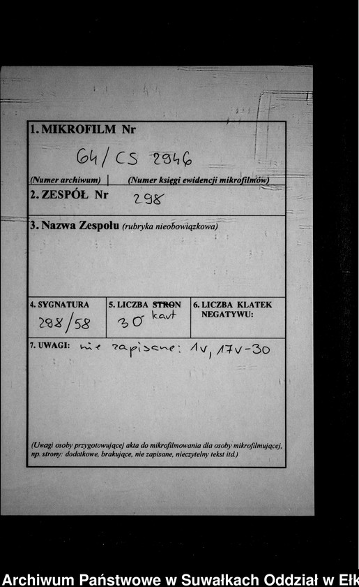 image.from.unit.number "Geburts-Neben-Register des Preussischen Standes-Amtes Kehlen Kreis Angerburg"