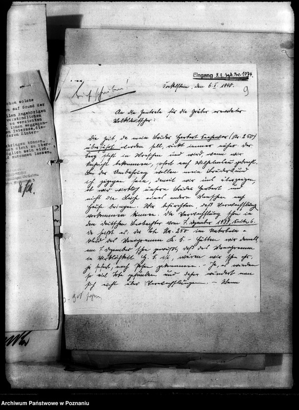 Obraz 13 z jednostki "Korespondencja w sprawie miejscowych Niemców, którzy zginęli w 1939 roku S - Z"