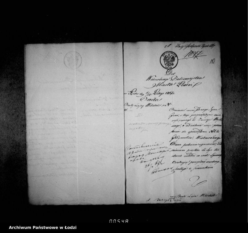 Obraz 16 z jednostki "Akta w przedmiocie dowodów do wyłączeń"