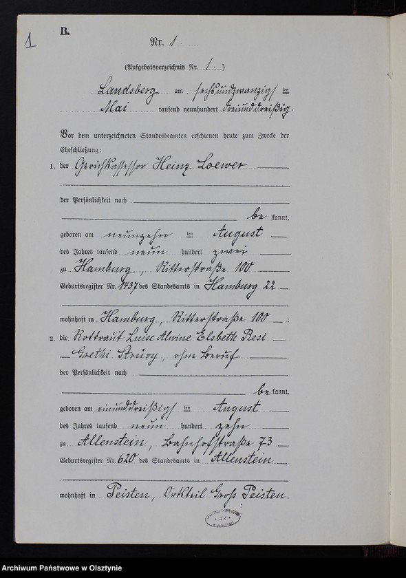 image.from.unit.number "Heiraths-Neben-Register Nr 1 - 4 [ Księga małżeństw - wtóropis ]"