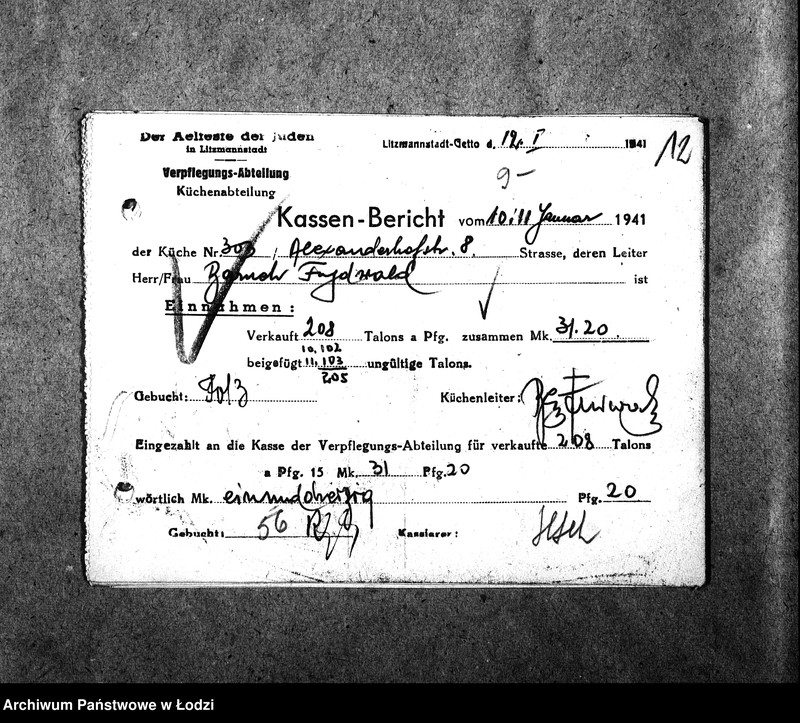 Obraz 15 z jednostki "[Kuchnia nr 303, ul. Limanowskiego 8. Kuchnia, ul. Limanowskigo 22. Kuchnia nr 305, ul. Limanowskiego 26. Kuchnia nr 341, ul. Limanowskiego 28. Działalność kuchni, personel, konsumenci, kontrole]"