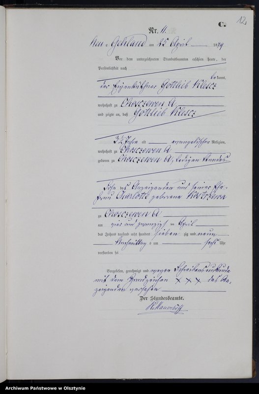 image.from.unit.number "Sterbe-Haupt-Register Nr 1 - 24"