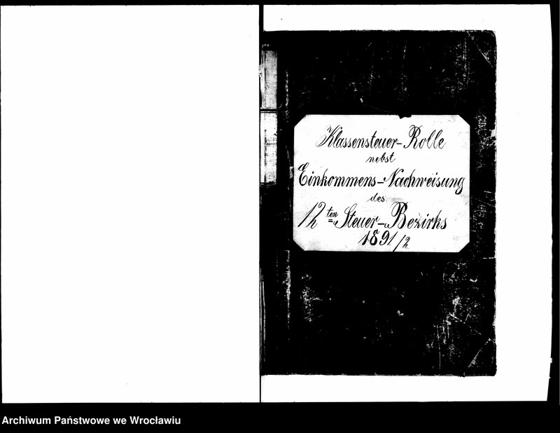 image.from.unit.number "Klassensteuerolle nebst Einkommens Nachweisung"