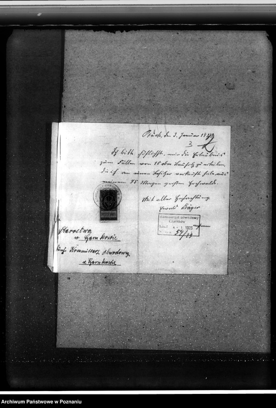 Obraz 7 z jednostki "/Nadzór nad gospodarką w lasach gminy Osuch w powiecie czarnkowskim własność Ewald Draeger"