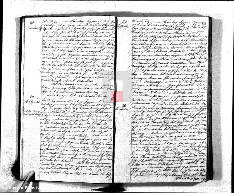 image.from.unit.number "Księga Duplikatu zawierająca w sobie akta Urodzonych, Zaślubionych i Umarłych z Roku 1832 Parafij Leypuńskiey"