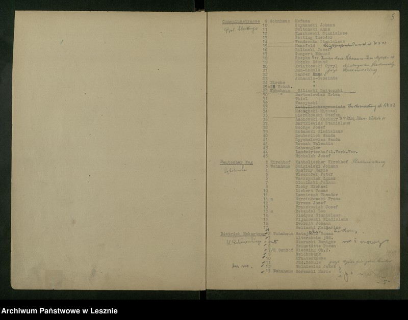 image.from.unit.number "[Rejestr mieszkańców Leszna /Strassen und Hausnumer Verziehnis/]"