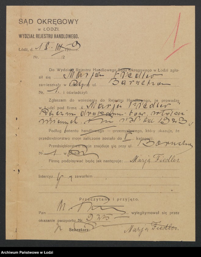 Obraz 3 z jednostki "Marja Fiedler- ręczna drukarnia towarów włókienniczych"