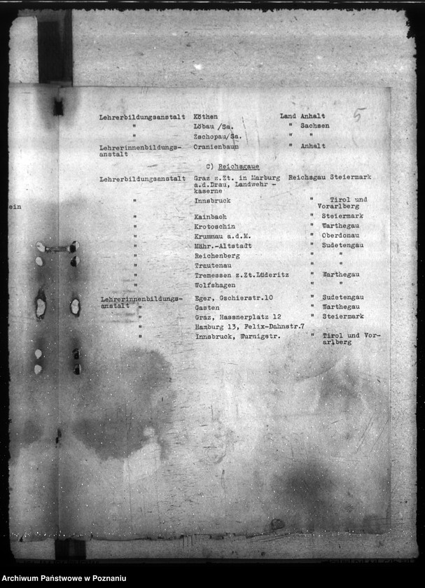 Obraz 9 z jednostki "Ausstattung mit Lehrmitteln der Lehrerbildungsanstalten"