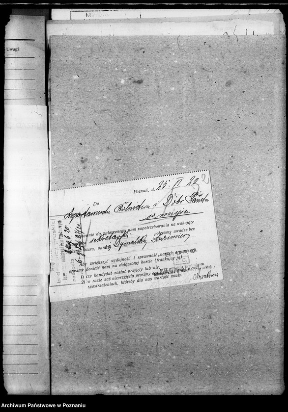 Obraz 6 z jednostki "Sprawy Osobowe personalne urzędników przejściowych"