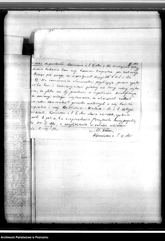 Obraz 12 z jednostki "Majątek Kamień-Cierpiatki powiat kaliski /sprawy leśne/"