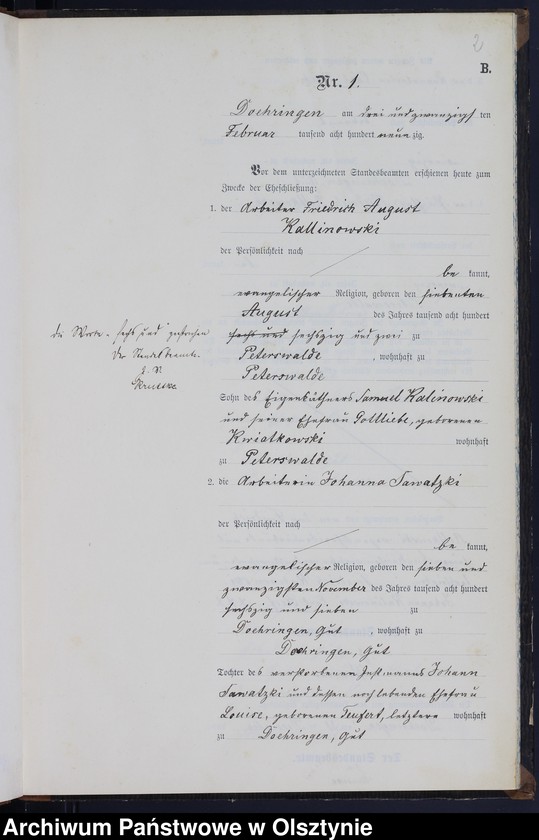 image.from.unit.number "Heiraths-Neben-Register Nr 1 - 18"