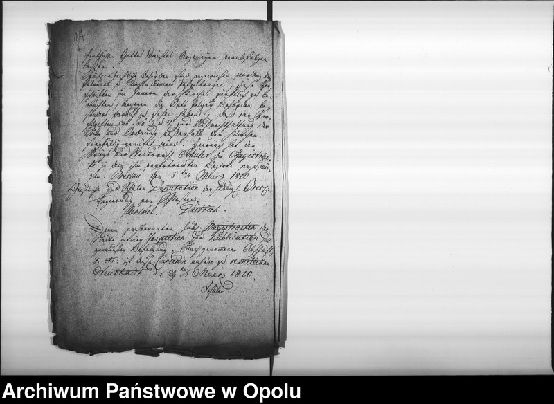 Obraz 15 z jednostki "Acta generalia von Geistlichen und Kirchlichen Angelegenheiten zu Oppeln"