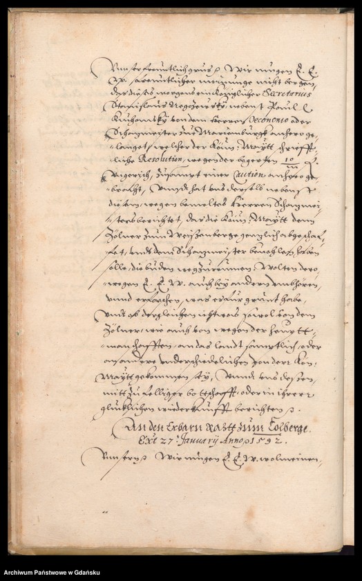 image.from.unit.number "Liber Missivarum de MDXCII, MDXCIII et MDXCIV Annis. Index [adresatów] de Anno 1592 et 1593 et 1594"