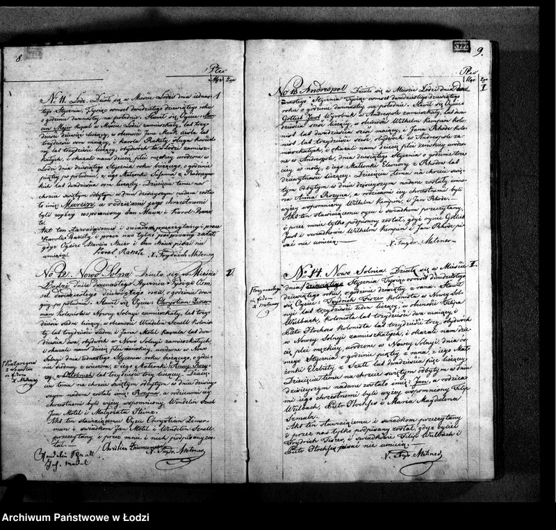 Obraz 7 z jednostki "Akta urodzeń, małżeństw i zgonów"